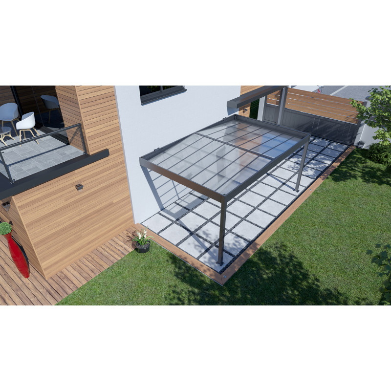 Carport adossé Libeccio 16,24 m² Carport adossé Libeccio 16,24 m²