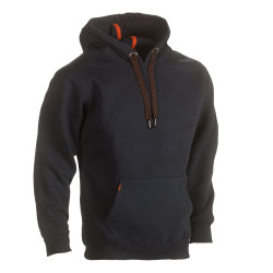 Pull avec capuchon Hesus bleu marine M HEROCK