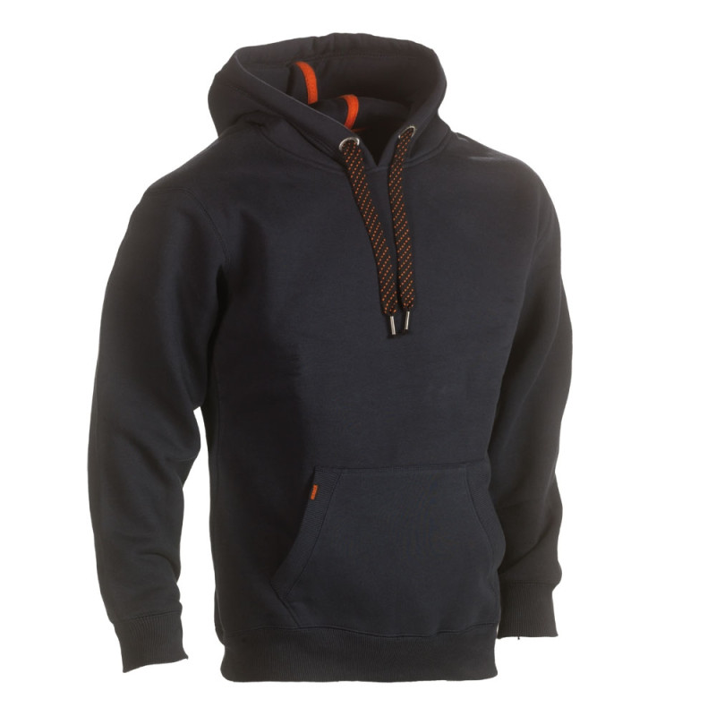 Pull avec capuchon Hesus bleu marine L HEROCK