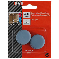 Patin glisseur adhésif Ø 30 mm – Protège vos sols | SAM Patin glisseur adhésif Ø 30 mm – Protège vos sols | SAM
