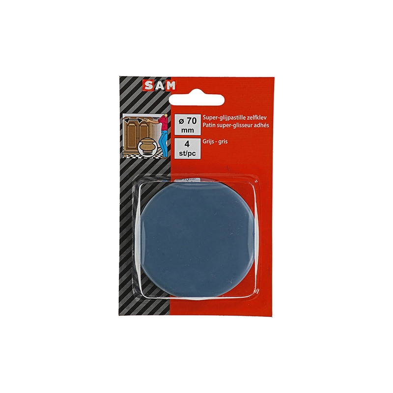 Patin glisseur adhésif Ø 70 mm – Protège vos sols | SAM