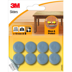 Patin glisseur adhésif 19 mm – Protège vos sols | 3M
