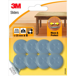 Patin glisseur adhésif 25 mm – Protège vos sols | 3M