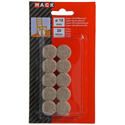 Super-feutre adhésif Ø 19 mm – Lot de 20 pièces | SAM Super-feutre adhésif Ø 19 mm – Lot de 20 pièces | SAM