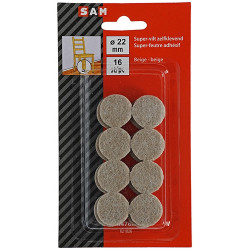 Super-feutre adhésif Ø 22 mm – Protège vos sols | SAM Super-feutre adhésif Ø 22 mm – Protège vos sols | SAM