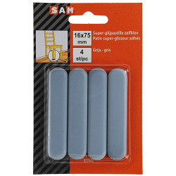 Patin glisseur adhésif 75x16mm – Protège vos sols | SAM Patin glisseur adhésif 75x16mm – Protège vos sols | SAM