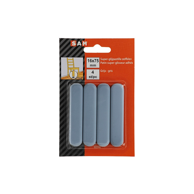 Patin glisseur adhésif 75x16mm – Protège vos sols | SAM Patin glisseur adhésif 75x16mm – Protège vos sols | SAM