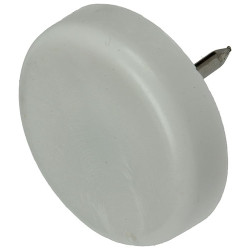 Patin PVC à clouer blanc Ø 25mm – Lot de 8 pièces | SAM Patin PVC à clouer blanc Ø 25mm – Lot de 8 pièces | SAM