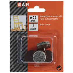 Patin en feutre à clouer Ø 25 mm – Protège vos sols | SAM