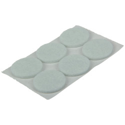 Patin feutre adhésif blanc Ø 22mm – Protège vos sols | SAM Patin feutre adhésif blanc Ø 22mm – Protège vos sols | SAM