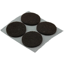 Patin feutre adhésif brun 25mm – Protège vos sols | SAM