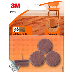 Patin feutre à clouer Ø 25mm – Protège vos sols | 3M

