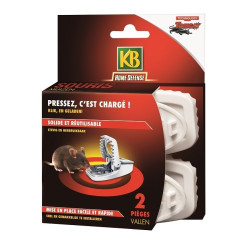 Piège à souris Home Defense Press 'n Set – Efficace | KB HOME DEFENSE