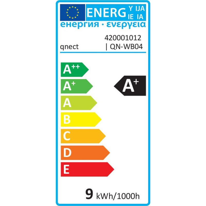 Ampoule LED Smart Wi-Fi E27 9 W QNECT