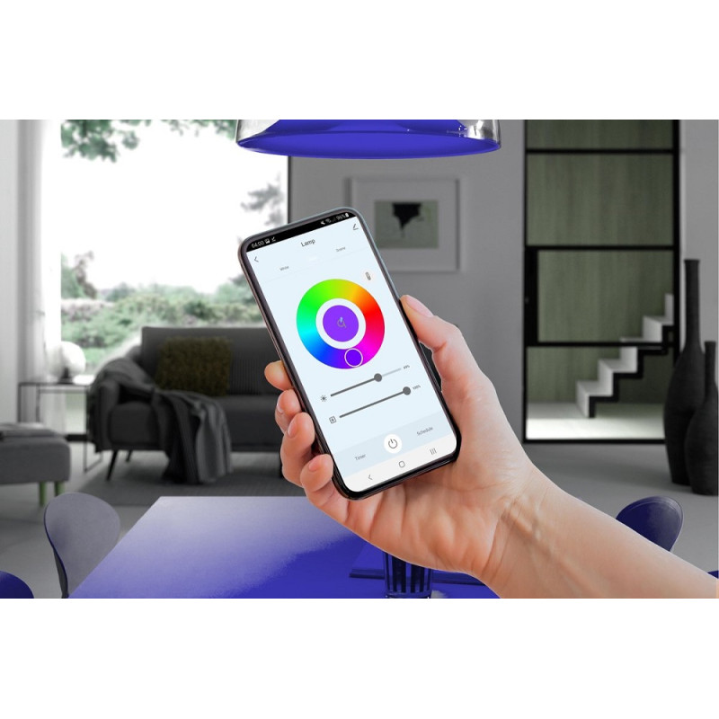 Ampoule LED Smart Wi-Fi E27 9 W QNECT