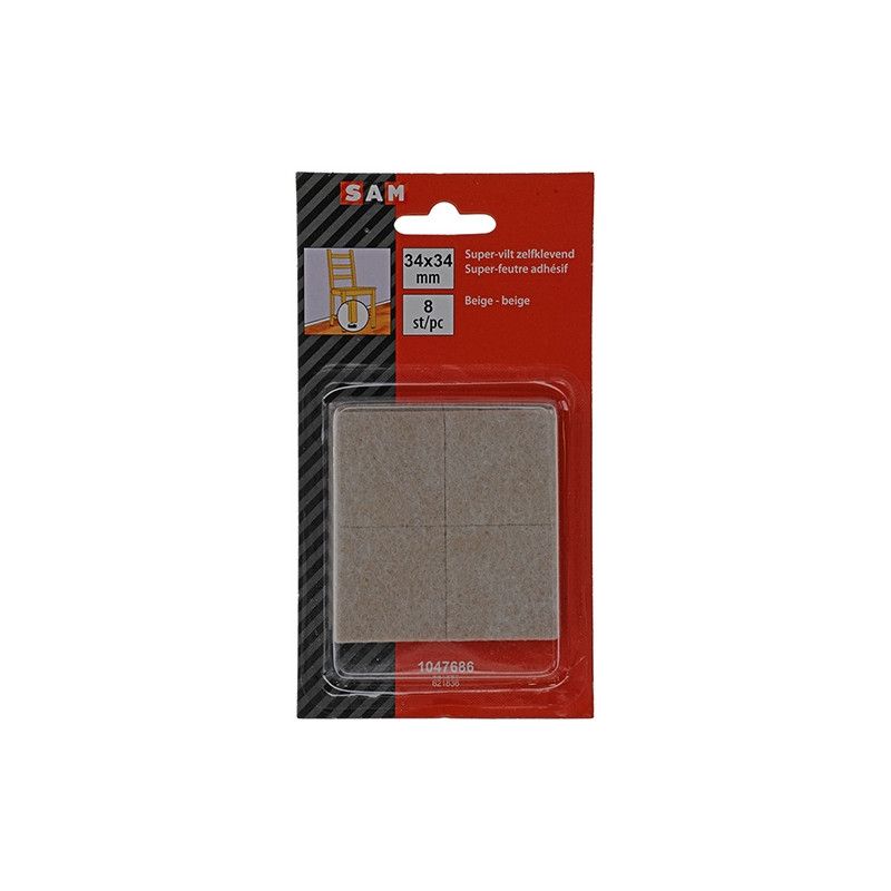 Super-feutre adhésif 34x34mm – Protège vos sols | SAM Super-feutre adhésif 34x34mm – Protège vos sols | SAM