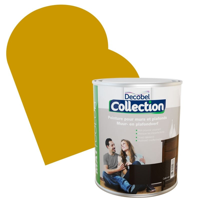 Peinture Mur & Plafond Collection curcuma mate 2,5 L DECOBEL