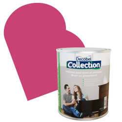 Peinture Mur & Plafond Fraise Écrasée Mate 2,5L – Décoration | DECOBEL