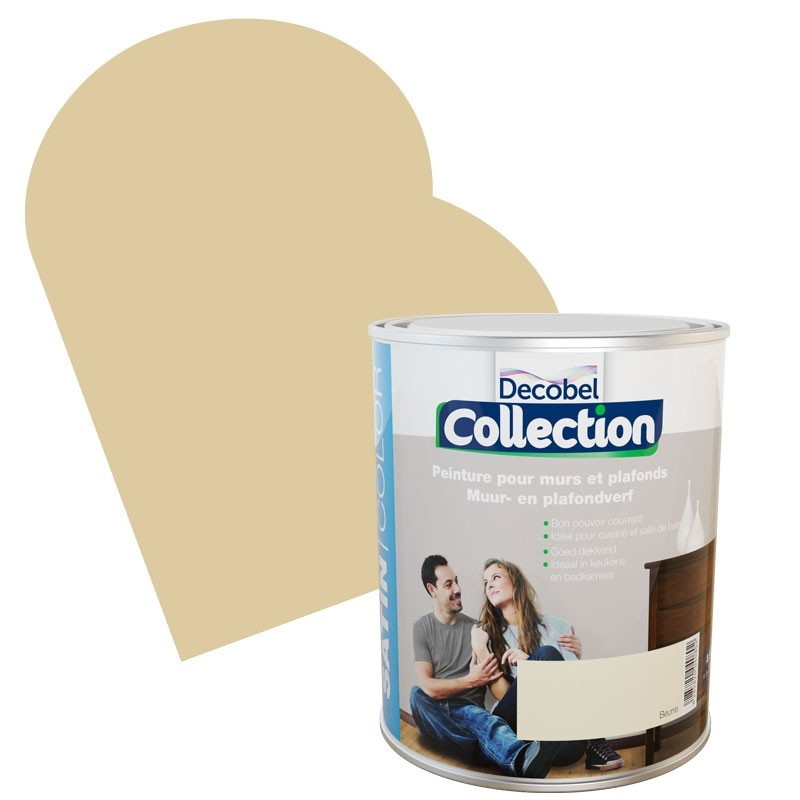 Peinture Mur & Plafond Collection artichaut satinée 2,5 L DECOBEL