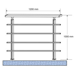 Kit Primo garde-corps – Sécurité & Design | SOGEM