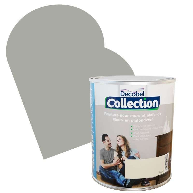 Peinture Mur & Plafond Collection épeautre satinée 2,5 L DECOBEL