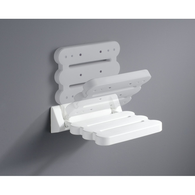 Siège douche rabattable SANIMAR – Sécurité et confort | SANIMAR