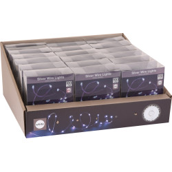 Fil illuminé Noël LED Blanc Froid 2m – Ambiance Magique

