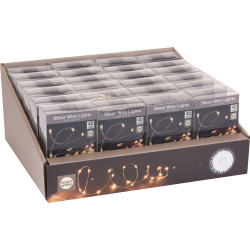 Fil illuminé Noël LED Blanc Chaud 2m – Ambiance Magique

