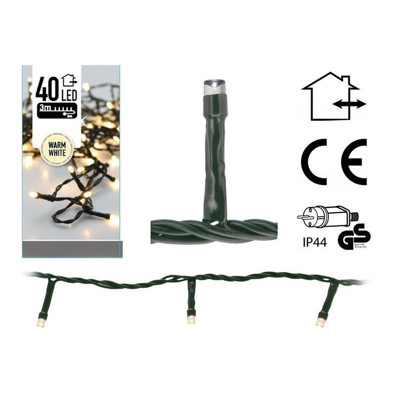 Guirlande LED Blanc Froid 3m – Éclairage Festif