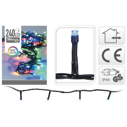Guirlande LED Multicolore 18m – Éclairage Festif
