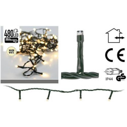 Guirlande LED 36 m Blanc chaud Intérieur/Extérieur – Éclairage festif