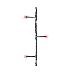 Guirlande LED Extérieure Rouge 13,5m – 8 Fonctions | DECORIS
