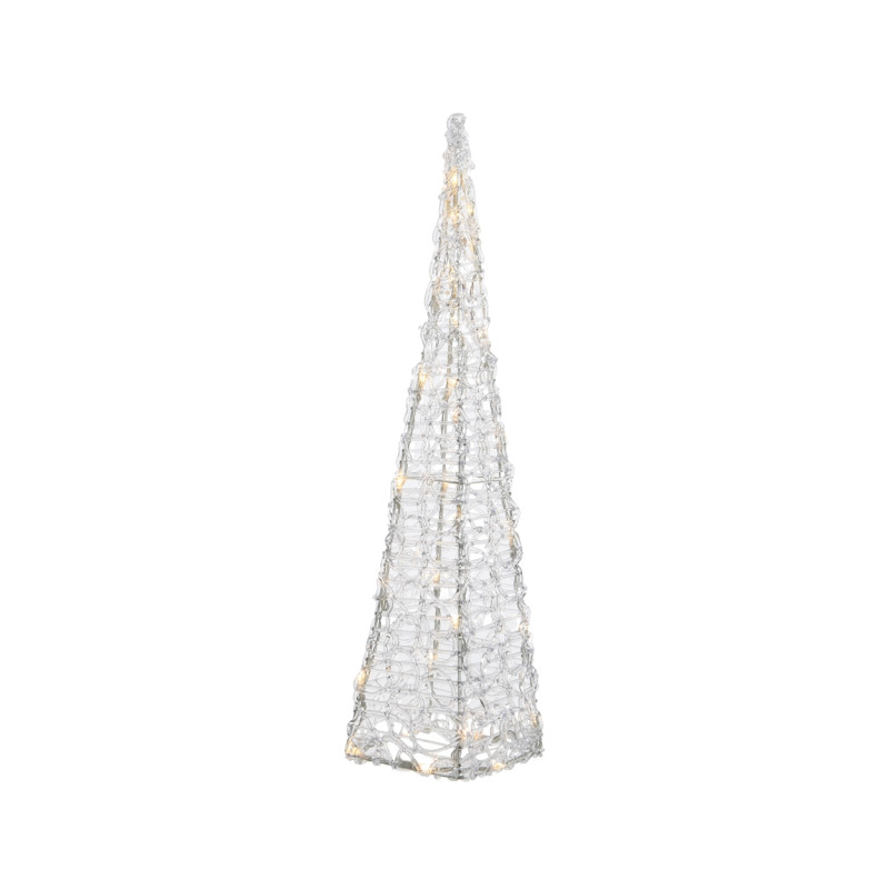 Pyramide LED Acrylique DECORIS – Éclairage Noël | LUMINEO
