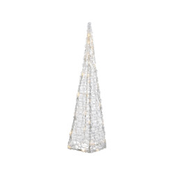 Pyramide LED Acrylique DECORIS – Éclairage Noël Extérieur