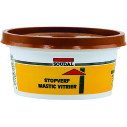 Mastic Vitrier Acajou 1kg SOUDAL – Étanchéité Parfaite | SOUDAL