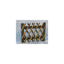 Porte clôture croisillons 100x80cm – Sécurisez votre jardin | SOLID