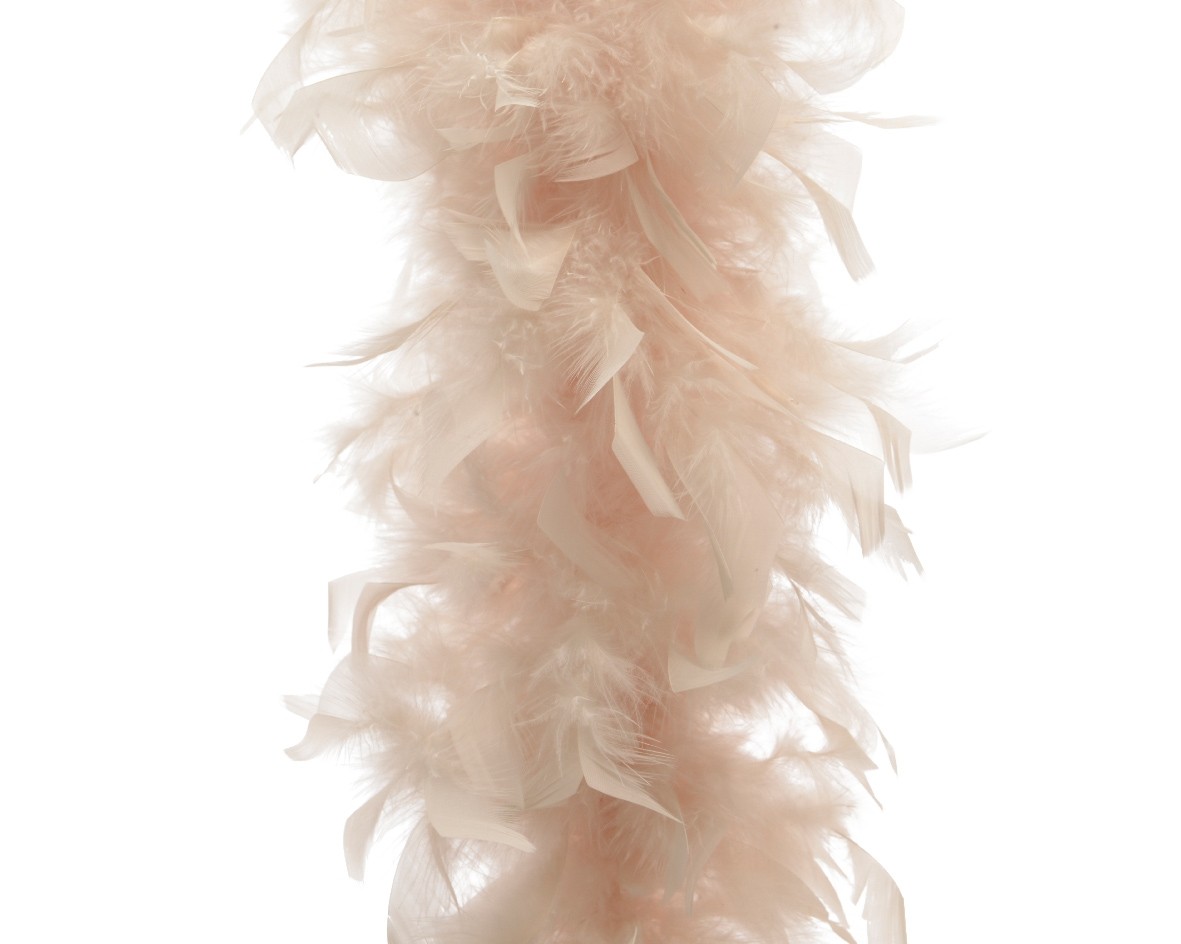 Guirlande de Noël intérieure en plume perlée pour sapin 184 cm DECORIS