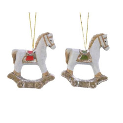 Cheval à bascule à suspendre 4,5 x 8,5 x 10 cm