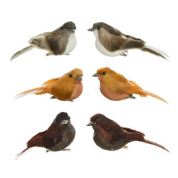 Oiseau en mousse à plume à clipser 3,5 x 9 x 4 cm