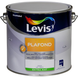 Peinture Plafond Blanche Extra Mate 2,5L – Finition Parfaite | LEVIS