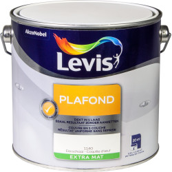 Peinture Plafond Levis Coquille d'Oeuf – Finition Mate | LEVIS