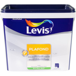 Peinture Plafond Coquille d'Oeuf Extra Mate 5L LEVIS | LEVIS