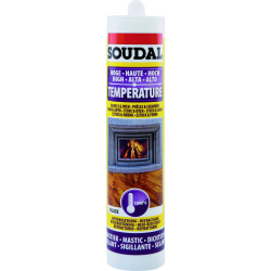Mastic Réfractaire 300ml SOUDAL – Résistance Chaleur | SOUDAL