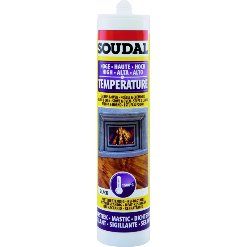 Mastic réfractaire 300 ml SOUDAL