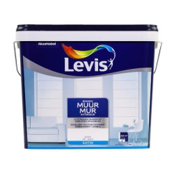 Peinture Mur Intérieur Blanche Satinée 5L LEVIS – Finition Parfaite | LEVIS