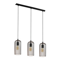 Suspension Roccamena noire – Éclairage élégant | EGLO