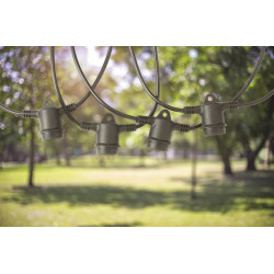 Guirlande Guingette Helios sans ampoule 12 m SYLVANIA