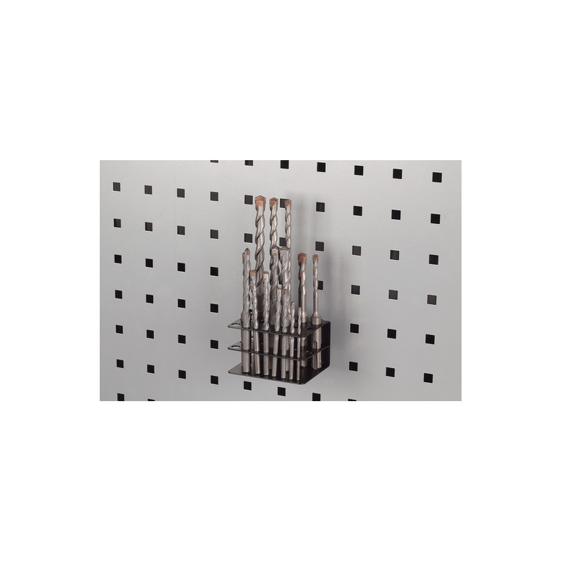Porte-forets pour panneau perforé WOLFCRAFT