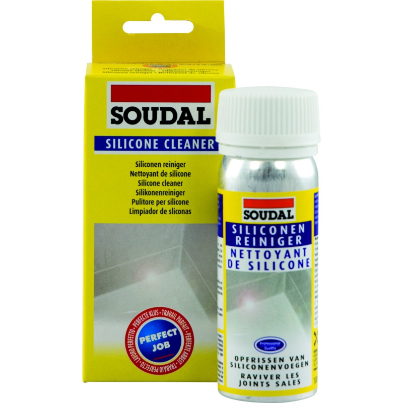 Eliminateur de joint de silicone Soudal 100ml transparent