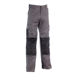 Pantalon de travail Mars gris et noir | HEROCK

